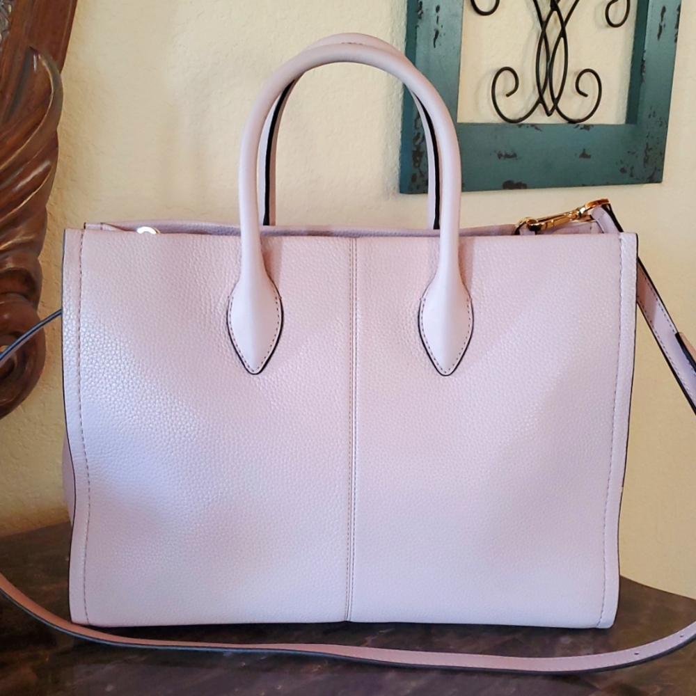 NWT Michael Kors Mirella Tote Baby Pink - Picture 2 of 14